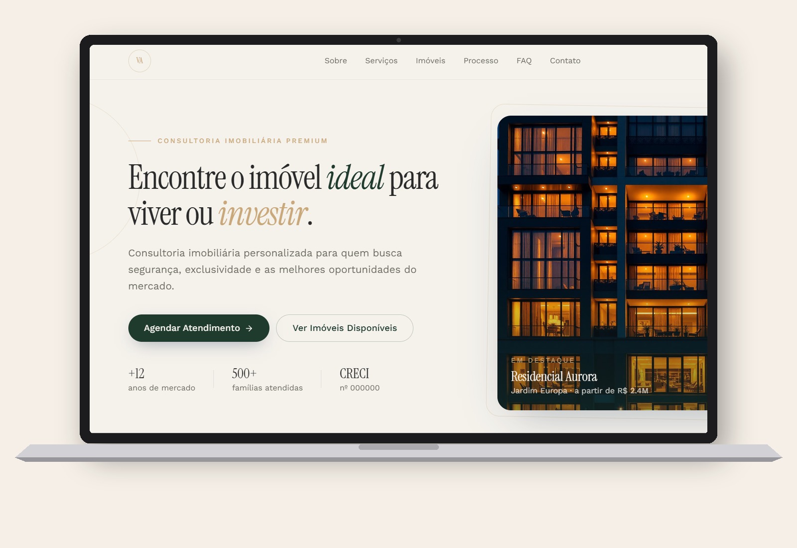 Landing Page Imobiliária